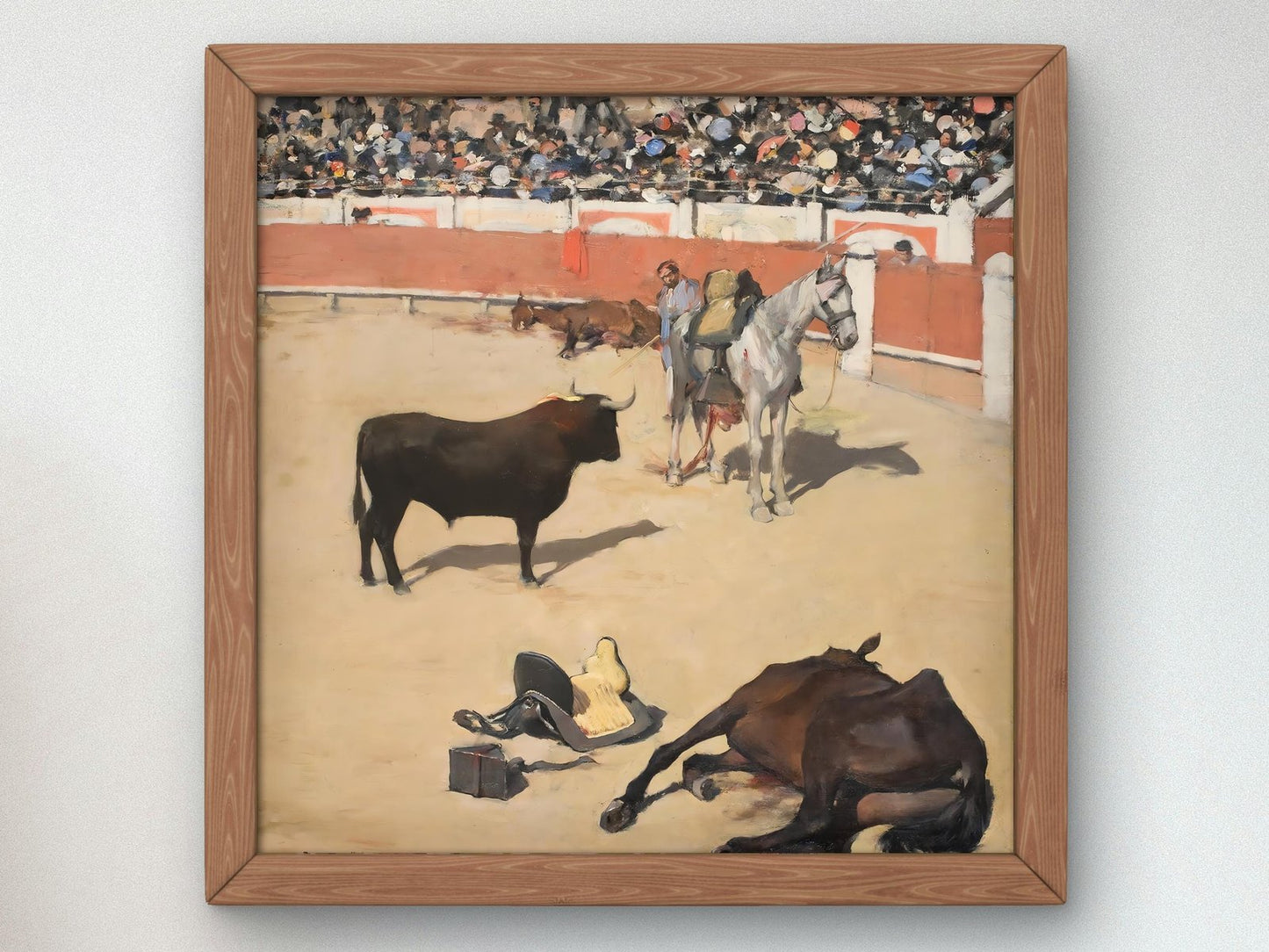 Dead Bulls by Ramon Casas, 1886, Realism and Naturalism, fine art print