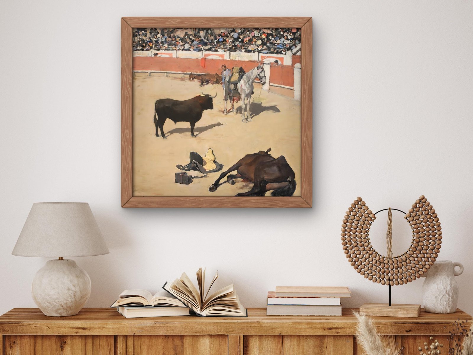 Dead Bulls by Ramon Casas, 1886, Realism and Naturalism, fine art print