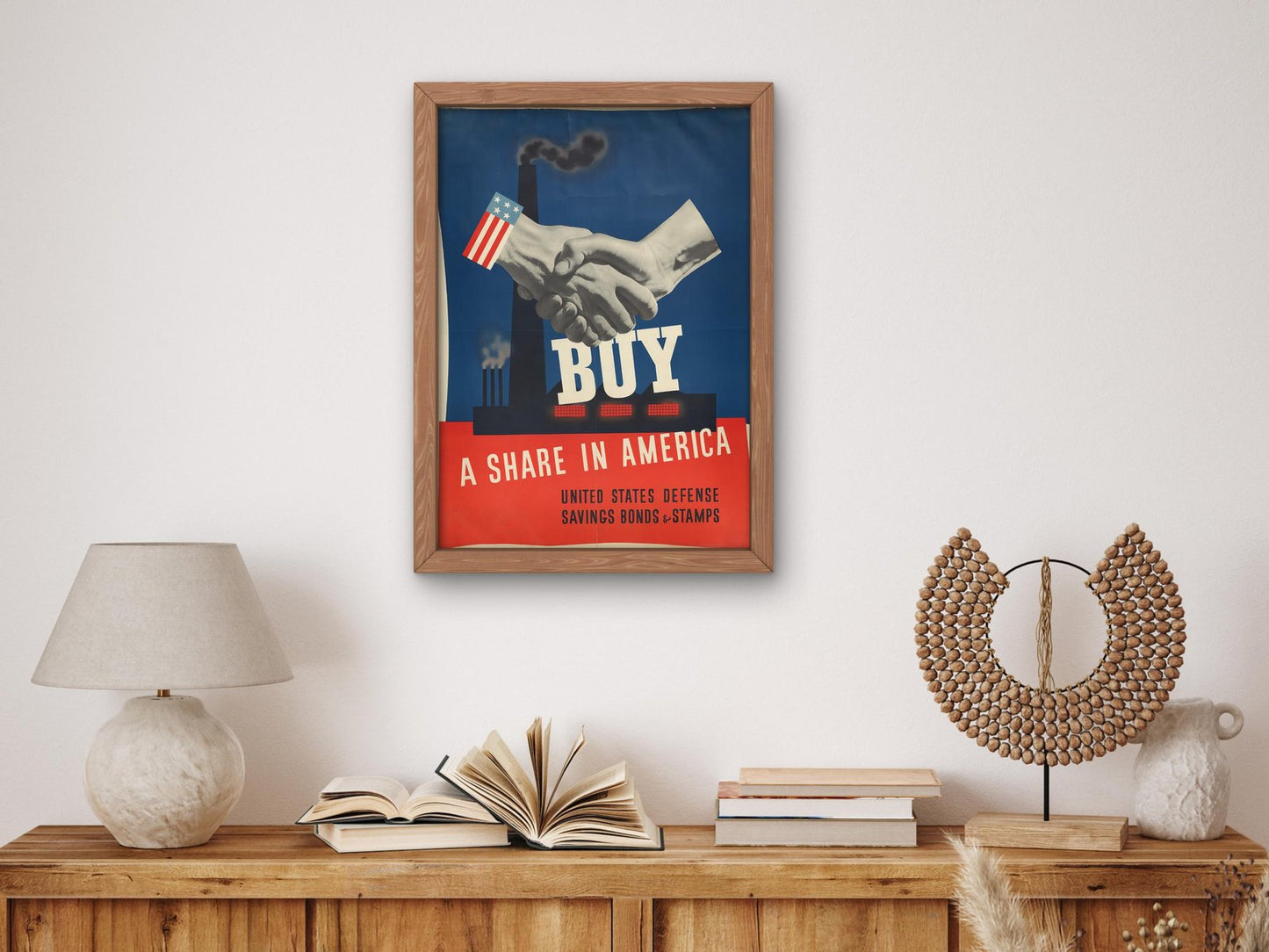 Buy a Share in America by John Atherton, 1941, Vintage Ads and Posters, fine art print