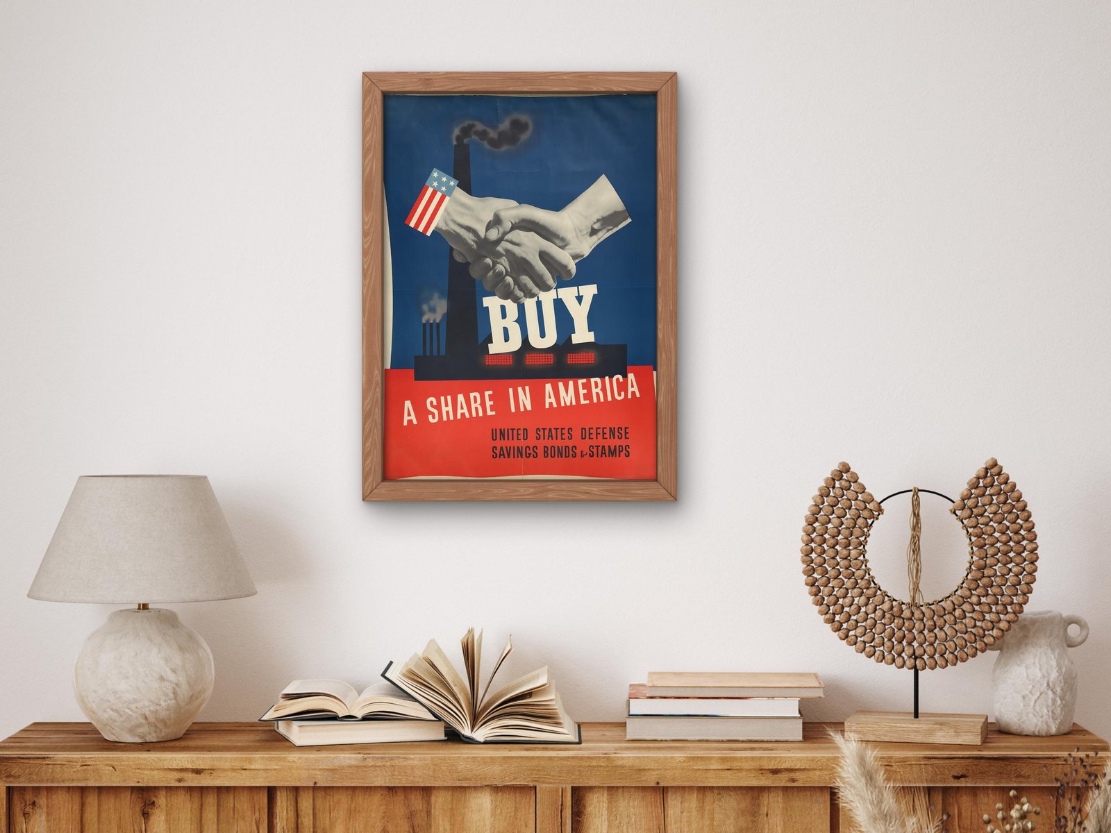 Buy a Share in America by John Atherton, 1941, Vintage Ads and Posters, fine art print