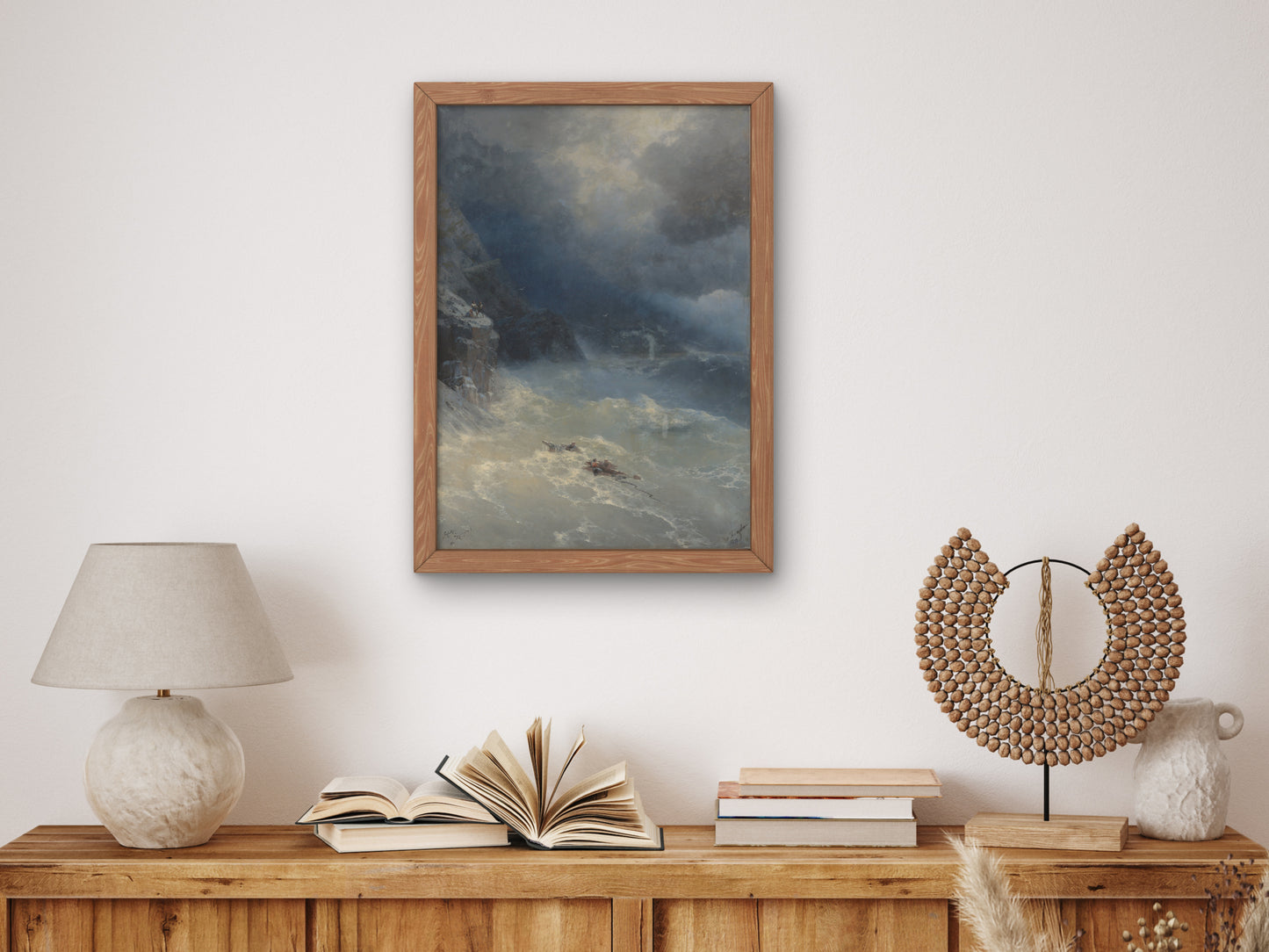 The Storm at Cape Aya by Ivan Aivazovsky 1899, Wall Art Print, Fine Art Reproduction, Museum Quality Decor, Poster