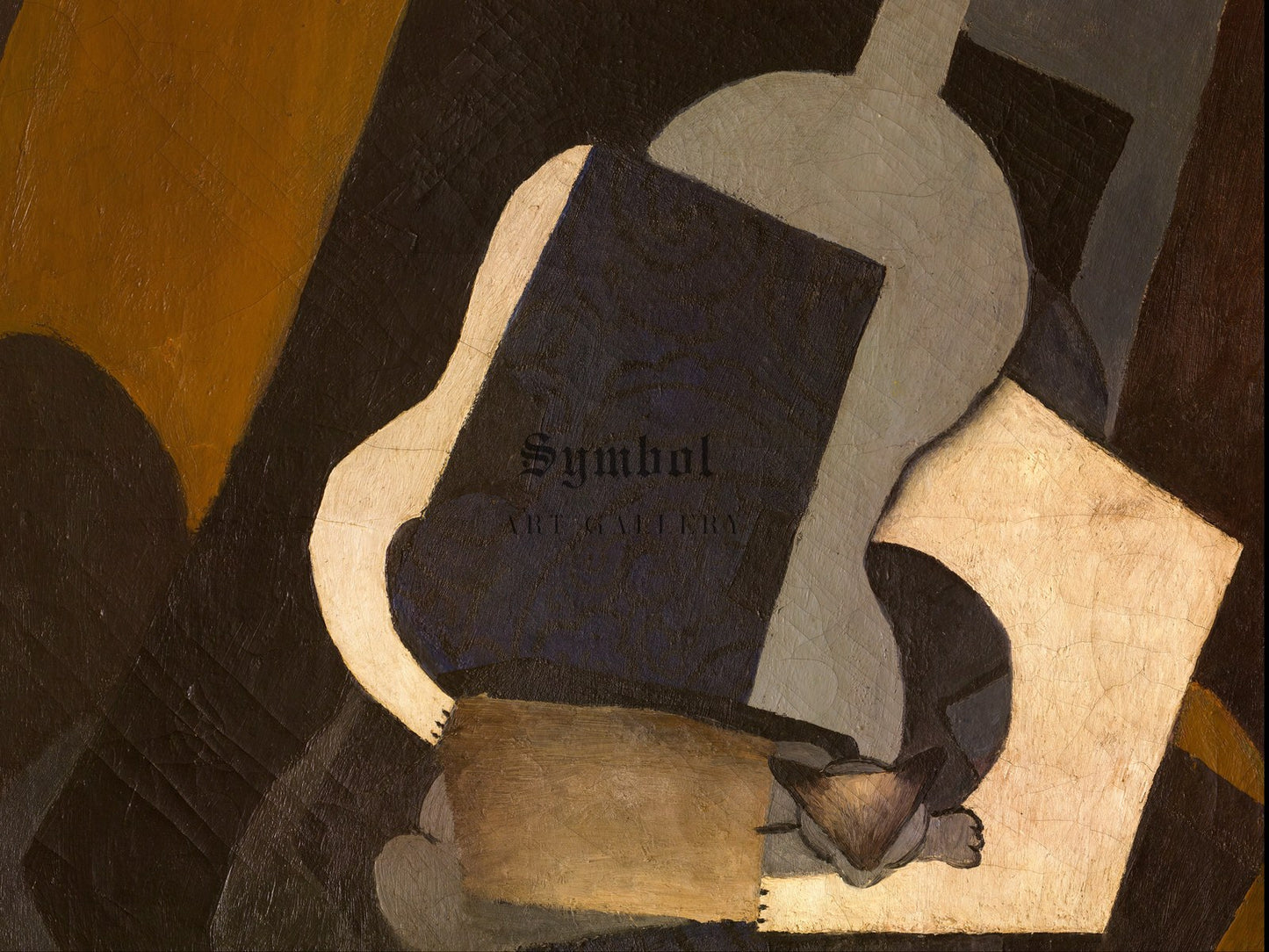 Woman Seated Woman Whose Body Is a Guitar by Diego Rivera 1915, Wall Art Print, Fine Art Reproduction, Museum Quality Decor, Poster