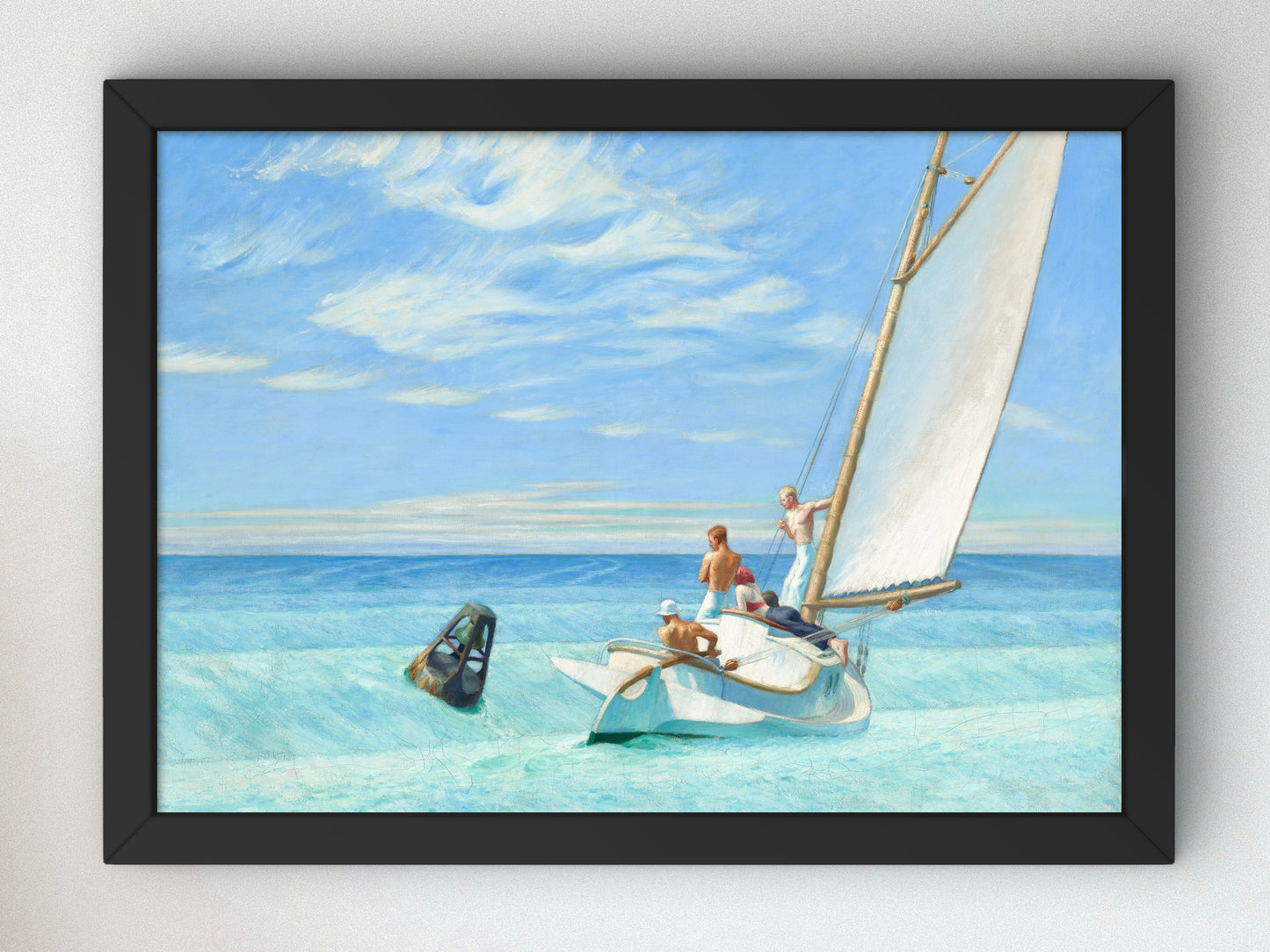 Ground Swell by Edward Hopper 1939, Wall Art Print, Fine Art Reproduction, Museum Quality Decor, Poster