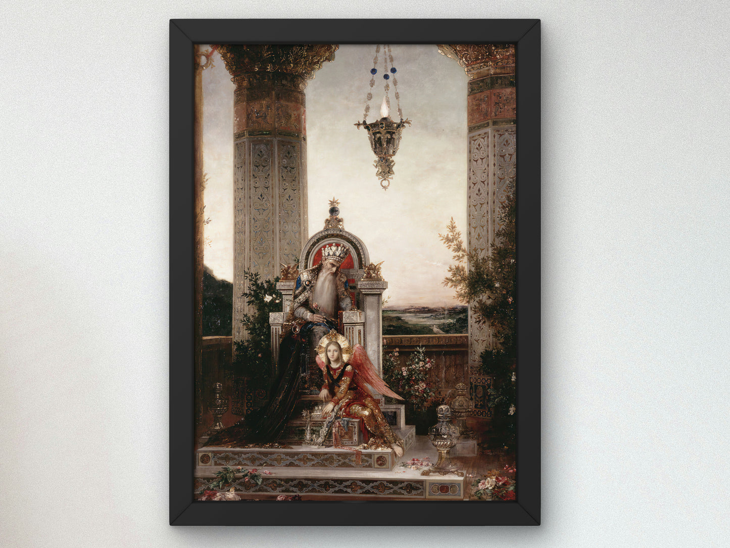 King David by Gustave Moreau 1878, Wall Art Print, Fine Art Reproduction, Museum Quality Decor, Poster