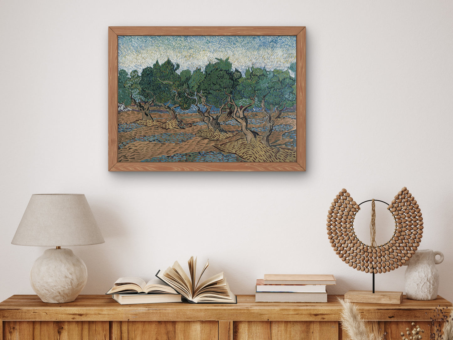 Olive Grove by Vincent van Gogh 1889, Wall Art Print, Fine Art Reproduction, Museum Quality Decor, Poster