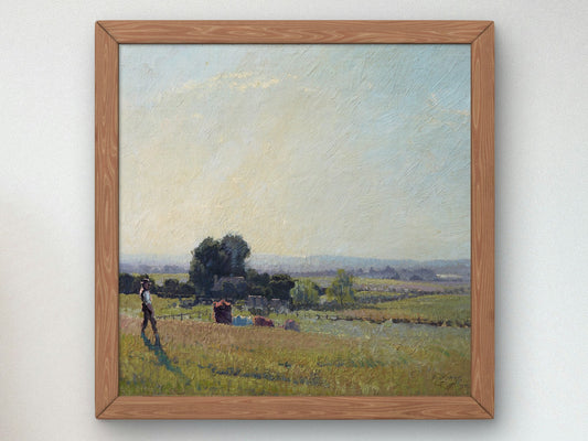 Morning Light by Elioth Gruner 1916, Wall Art Print, Fine Art Reproduction, Museum Quality Decor, Poster