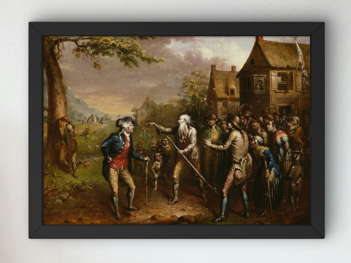 Rip Van Winkle by John Quidor 1829, Wall Art Print, Fine Art Reproduction, Museum Quality Decor, Poster