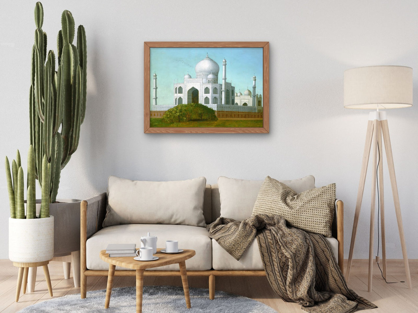 The Taj Mahal by Erastus Salisbury Field, Wall Art Print, Fine Art Reproduction, Museum Quality Decor, Poster