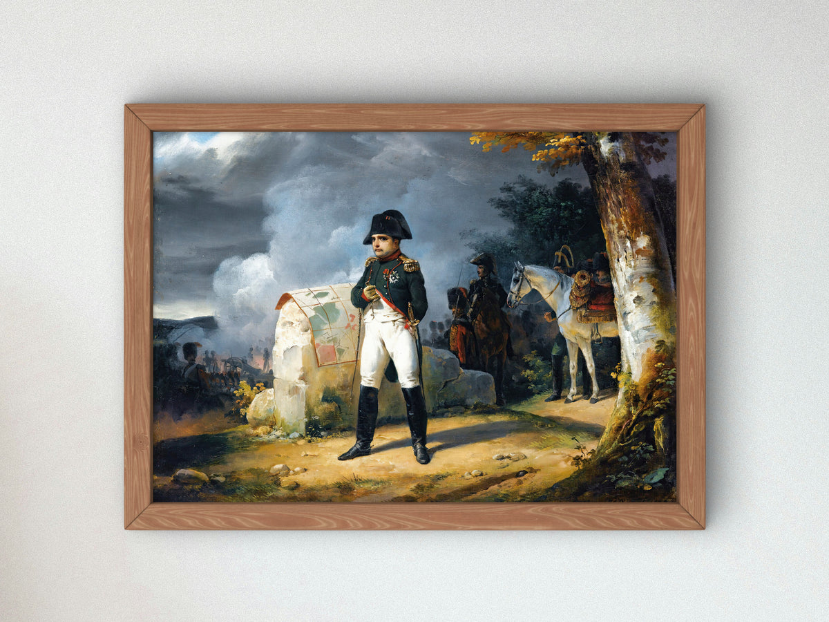 Napoleon at Charleroi by Horace Vernet 1823, Wall Art Print, Fine Art Reproduction, Museum Quality Decor, Poster