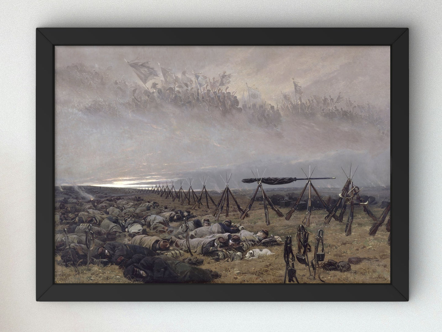 The Dream by Édouard Detaille 1888, Wall Art Print, Fine Art Reproduction, Museum Quality Decor, Poster