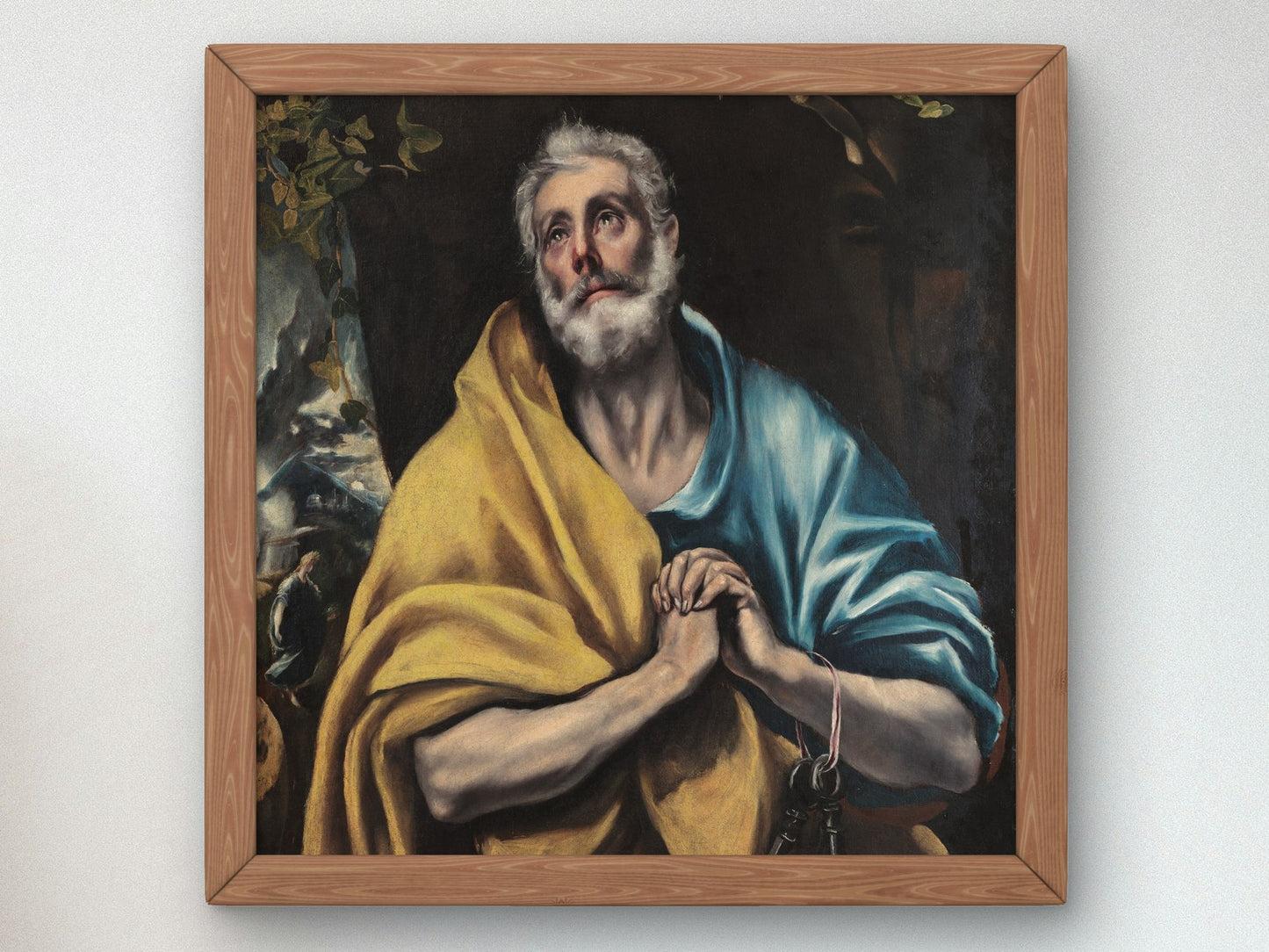 The Tears of Saint Peter by El Greco 1587, Wall Art Print, Fine Art Reproduction, Museum Quality Decor, Poster
