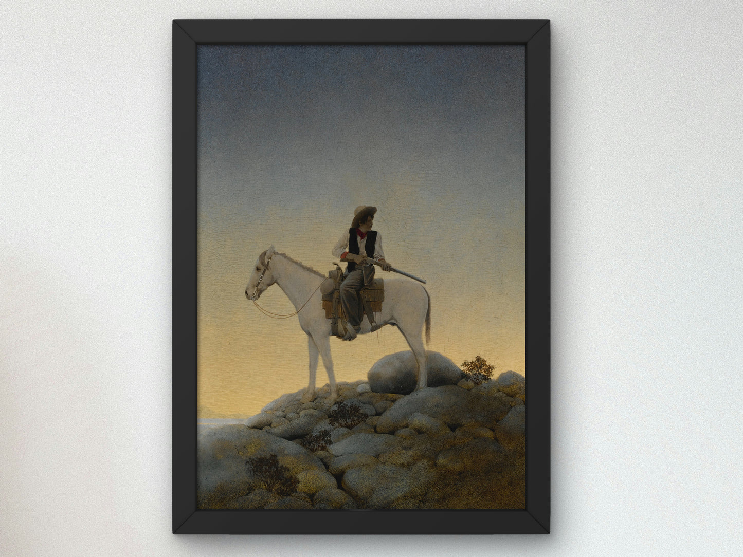 The Outlaw by Maxfield Parrish 1905, Wall Art Print, Fine Art Reproduction, Museum Quality Decor, Poster