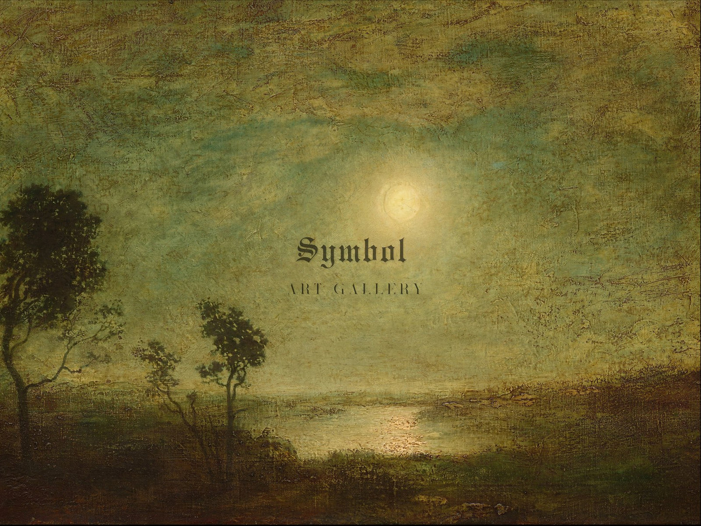 Moonlight by Ralph Albert Blakelock 1895, Wall Art Print, Fine Art Reproduction, Museum Quality Decor, Poster
