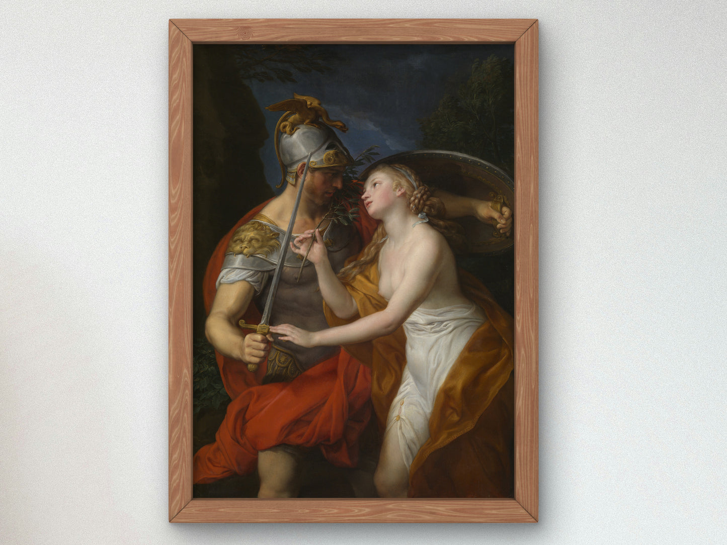 Peace and War by Pompeo Batoni 1776, Wall Art Print, Fine Art Reproduction, Museum Quality Decor, Poster
