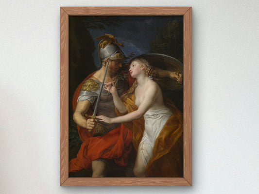 Peace and War by Pompeo Batoni 1776, Wall Art Print, Fine Art Reproduction, Museum Quality Decor, Poster