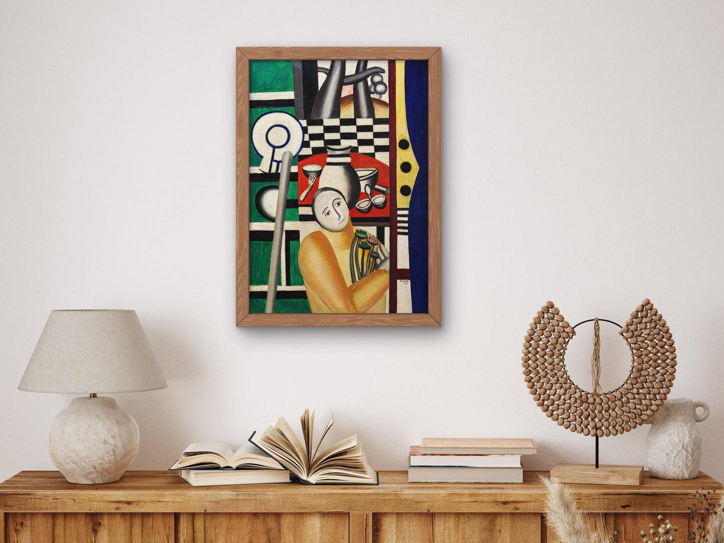 Woman in a Garden by Fernand Léger 1922, Wall Art Print, Fine Art Reproduction, Museum Quality Decor, Poster