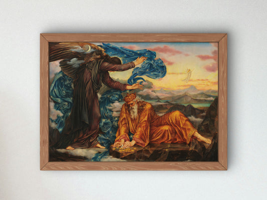 Earthbound by Evelyn De Morgan 1897, Wall Art Print, Fine Art Reproduction, Museum Quality Decor, Poster