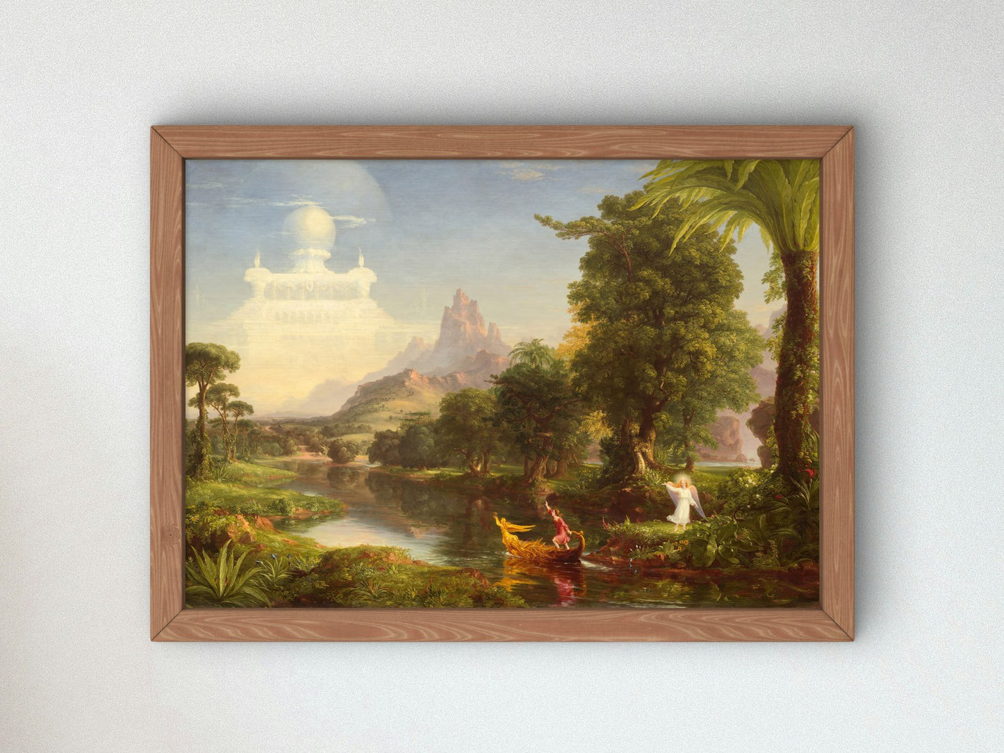 The Voyage of Life Youth by Thomas Cole 1842, Wall Art Print, Fine Art Reproduction, Museum Quality Decor, Poster