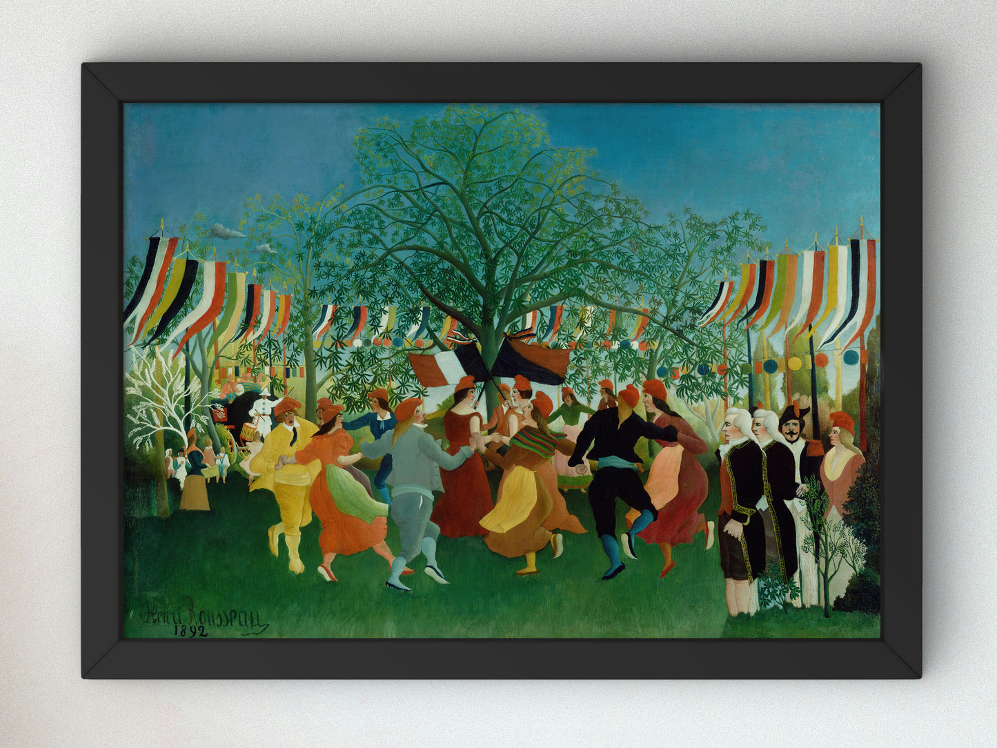 A Centennial of Independence by Henri Rousseau 1892, Wall Art Print, Fine Art Reproduction, Museum Quality Decor, Poster