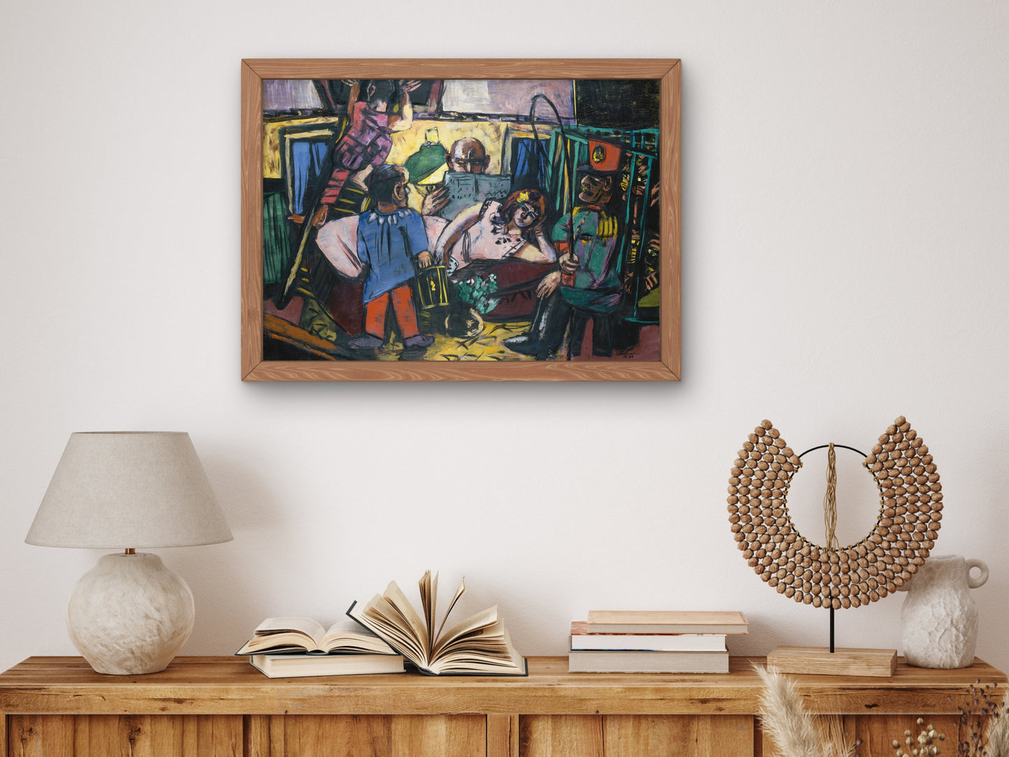 Circus Caravan by Max Beckmann 1940, Wall Art Print, Fine Art Reproduction, Museum Quality Decor, Poster