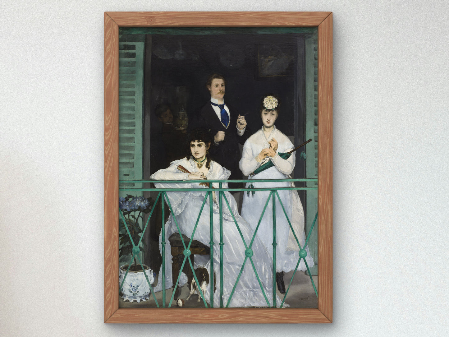 The Balcony by Édouard Manet 1869, Wall Art Print, Fine Art Reproduction, Museum Quality Decor, Poster