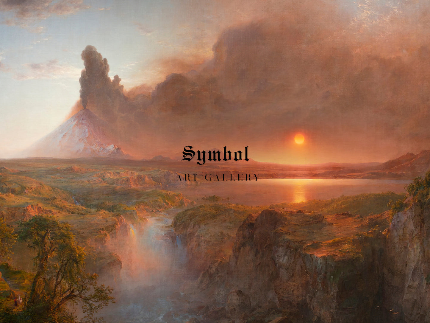 Cotopaxi by Frederic Edwin Church 1862, Wall Art Print, Fine Art Reproduction, Museum Quality Decor, Poster