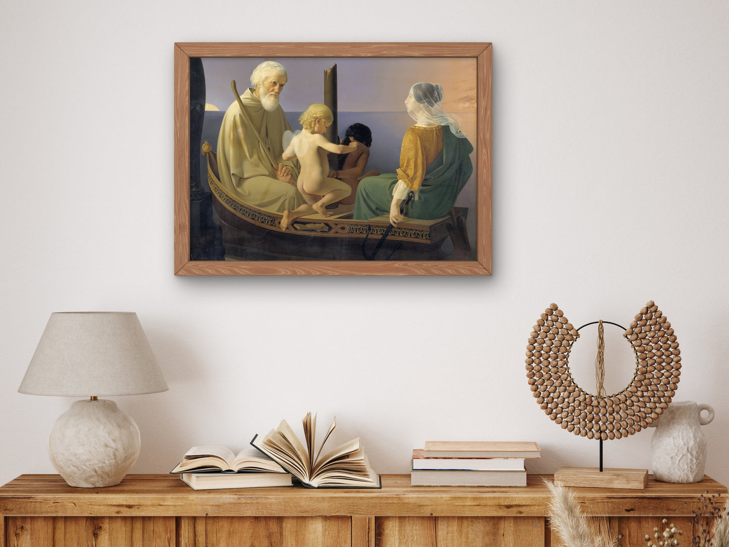 Old Age From the series The Four Ages of Man by Ditlev Blunck 1840, Wall Art Print, Fine Art Reproduction, Museum Quality Decor, Poster