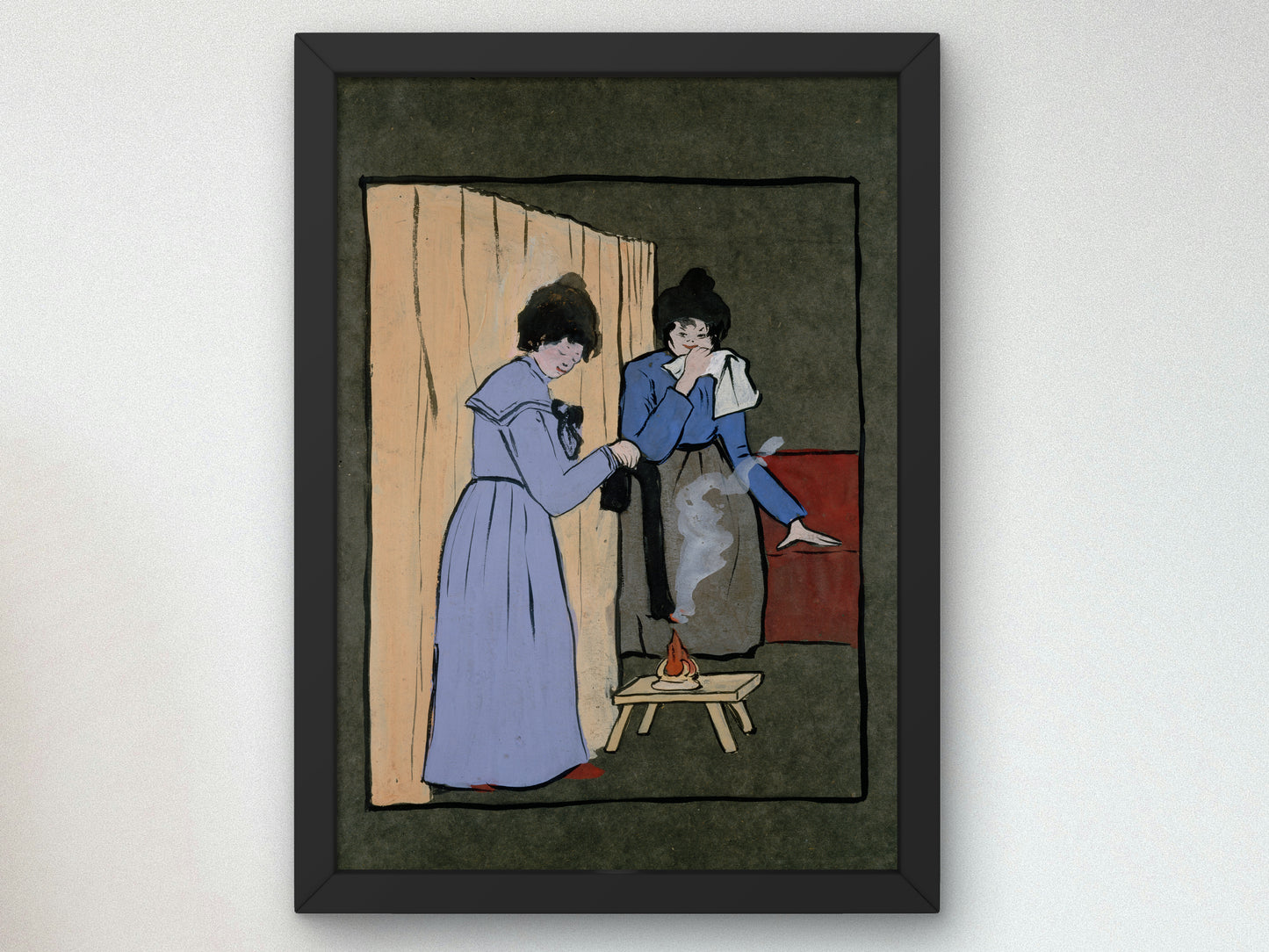 London Student Sojourn by Emily Carr 1901, Wall Art Print, Fine Art Reproduction, Museum Quality Decor, Poster
