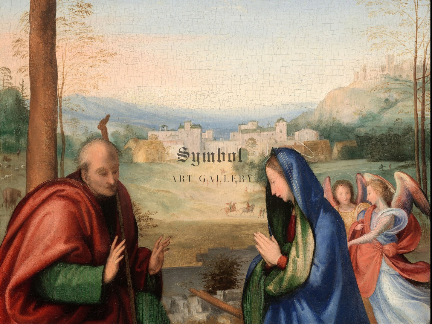The Nativity by Fra Bartolommeo 1504, Wall Art Print, Fine Art Reproduction, Museum Quality Decor, Poster