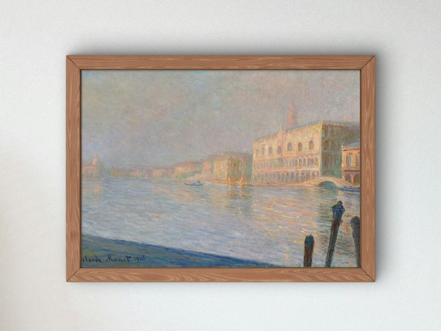Palazzo Ducale by Claude Monet 1908, Wall Art Print, Fine Art Reproduction, Museum Quality Decor, Poster