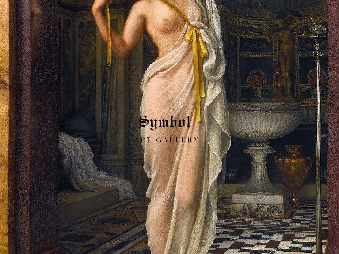 Diadumenè by Edward John Poynter 1893, Wall Art Print, Fine Art Reproduction, Museum Quality Decor, Poster