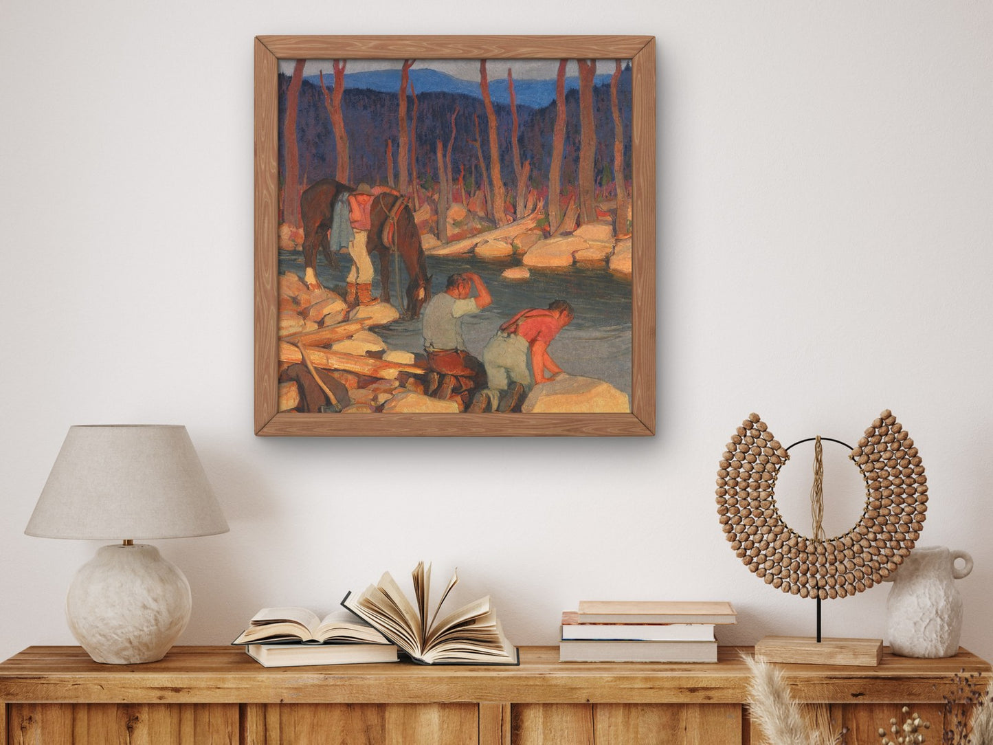 Day's End by Clarence Gagnon 1928, Wall Art Print, Fine Art Reproduction, Museum Quality Decor, Poster