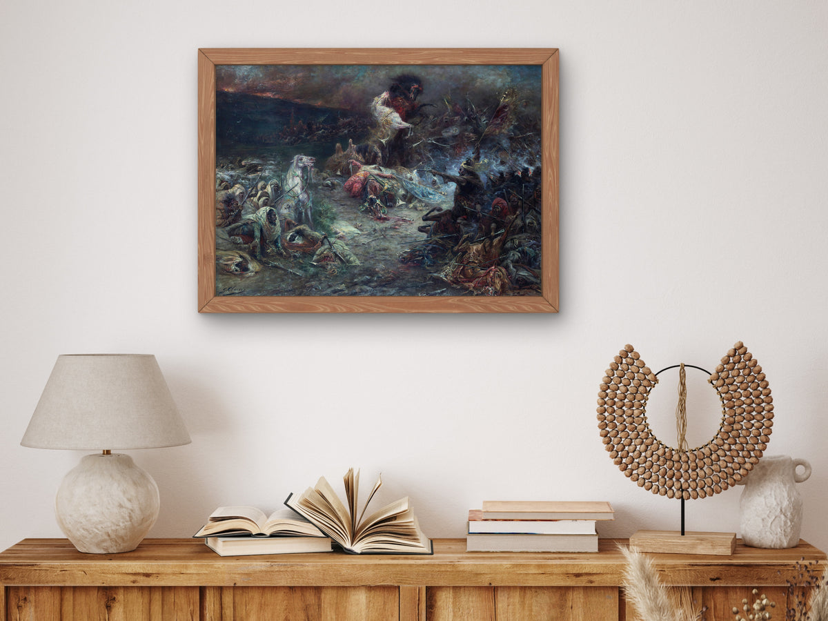 The Carnage by Georges Jules Victor Clairin 1890, Wall Art Print, Fine Art Reproduction, Museum Quality Decor, Poster