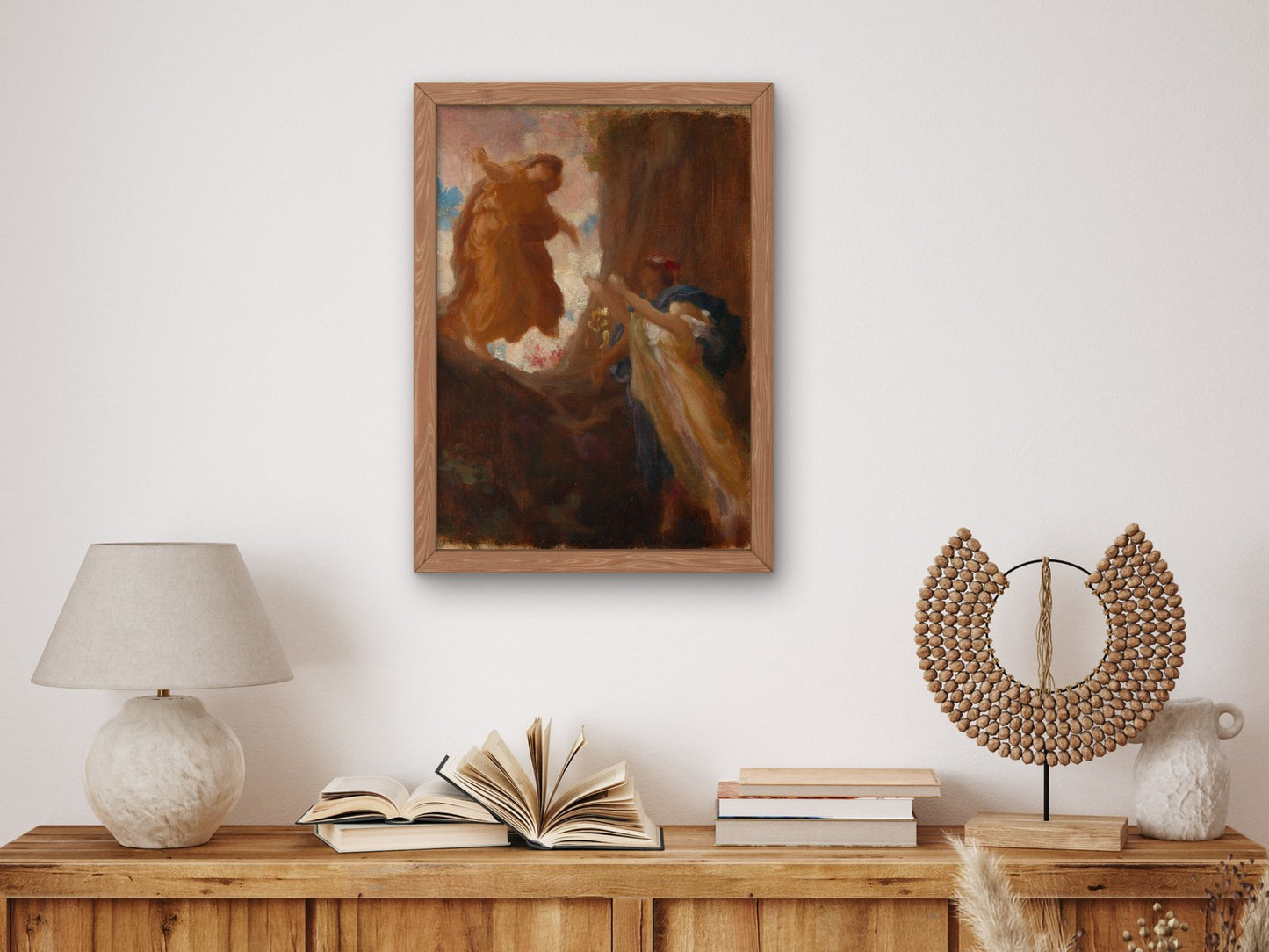 The Return of Persephone by Frederic Leighton 1890, Wall Art Print, Fine Art Reproduction, Museum Quality Decor, Poster