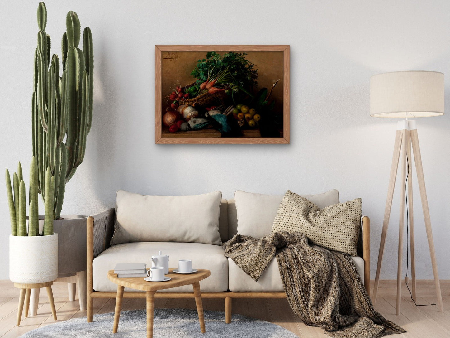 Still Life with Vegetables and Fruit by Estêvão Silva 1888, Wall Art Print, Fine Art Reproduction, Museum Quality Decor, Poster