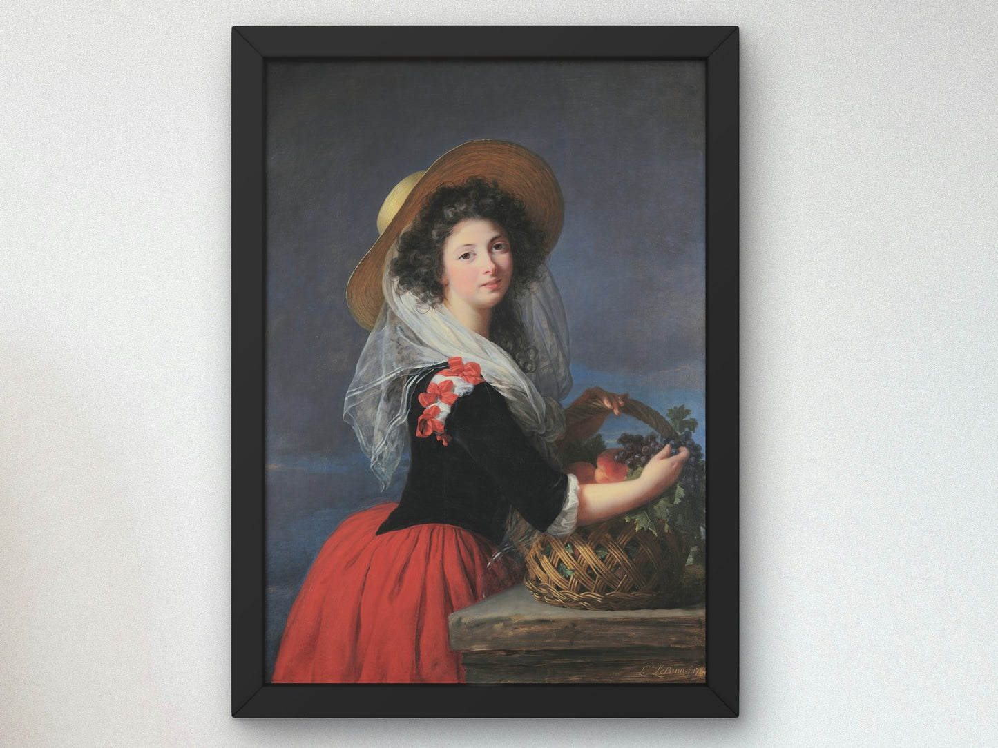 Portrait of Marie Gabrielle de Gramont, Comtesse de Caderousse by Élisabeth Vigée Le Brun 1784, Wall Art Print, Fine Art Reproduction