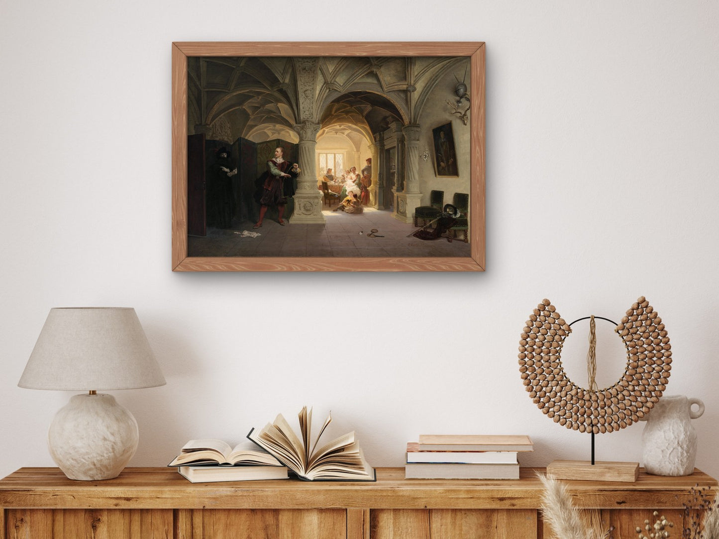The Summons by Emanuel Leutze 1856, Wall Art Print, Fine Art Reproduction, Museum Quality Decor, Poster