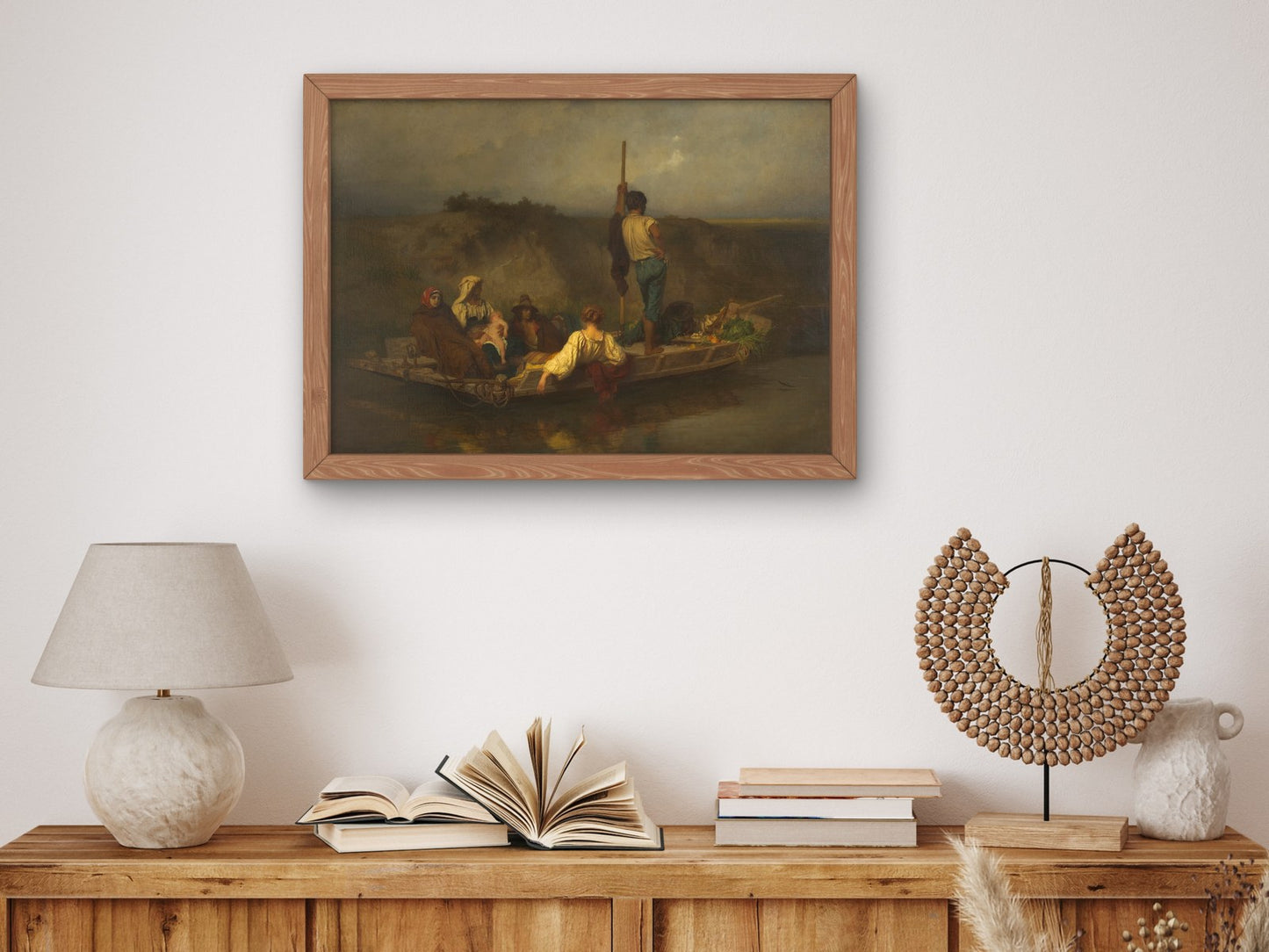 The Malaria by Ernest Hébert 1848, Wall Art Print, Fine Art Reproduction, Museum Quality Decor, Poster