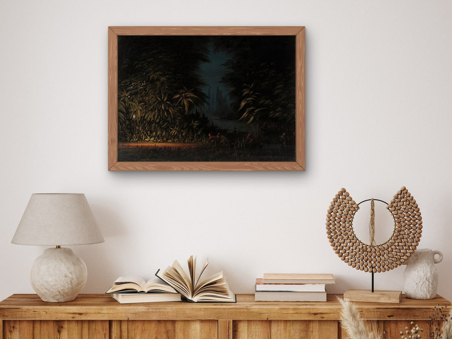 Ignis Fatuus Zurumati by George Catlin 1869, Wall Art Print, Fine Art Reproduction, Museum Quality Decor, Poster
