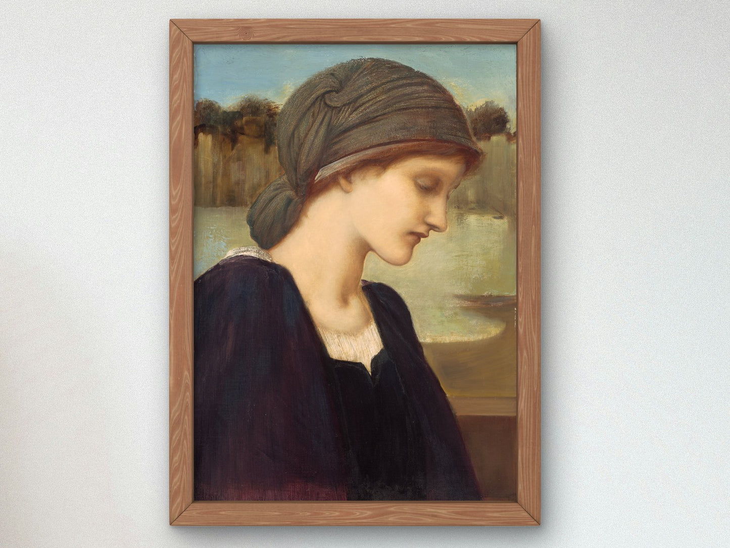 Flamma Vestalis by Edward Burne Jones 1884, Wall Art Print, Fine Art Reproduction, Museum Quality Decor, Poster