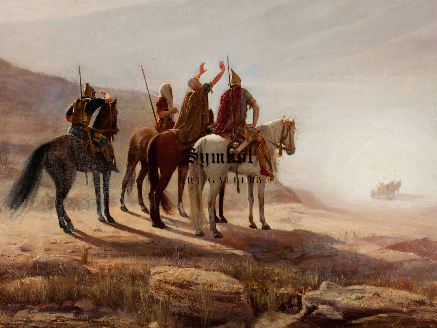 The Mirage by Henri Paul Motte, Wall Art Print, Fine Art Reproduction, Museum Quality Decor, Poster