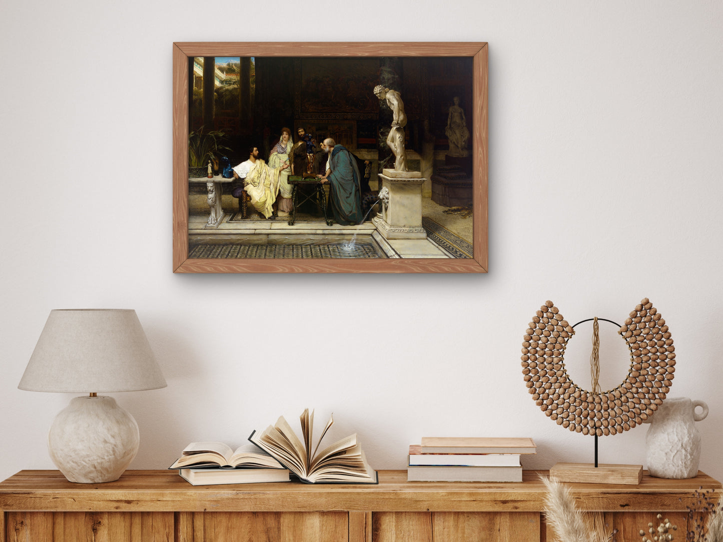 An Art Lover by Lawrence Alma Tadema 1868, Wall Art Print, Fine Art Reproduction, Museum Quality Decor, Poster