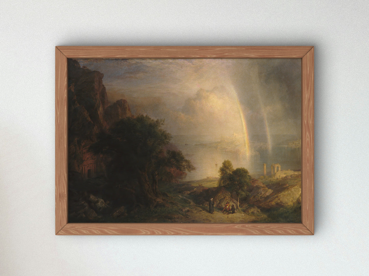 The Aegean Sea by Frederic Edwin Church 1877, Wall Art Print, Fine Art Reproduction, Museum Quality Decor, Poster