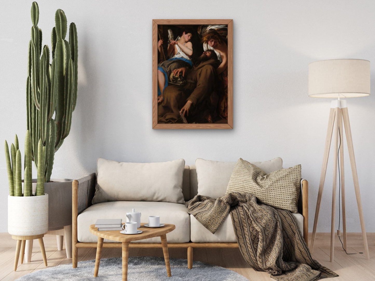 The Ecstasy of Saint Francis by Giovanni Baglione 1601, Wall Art Print, Fine Art Reproduction, Museum Quality Decor, Poster