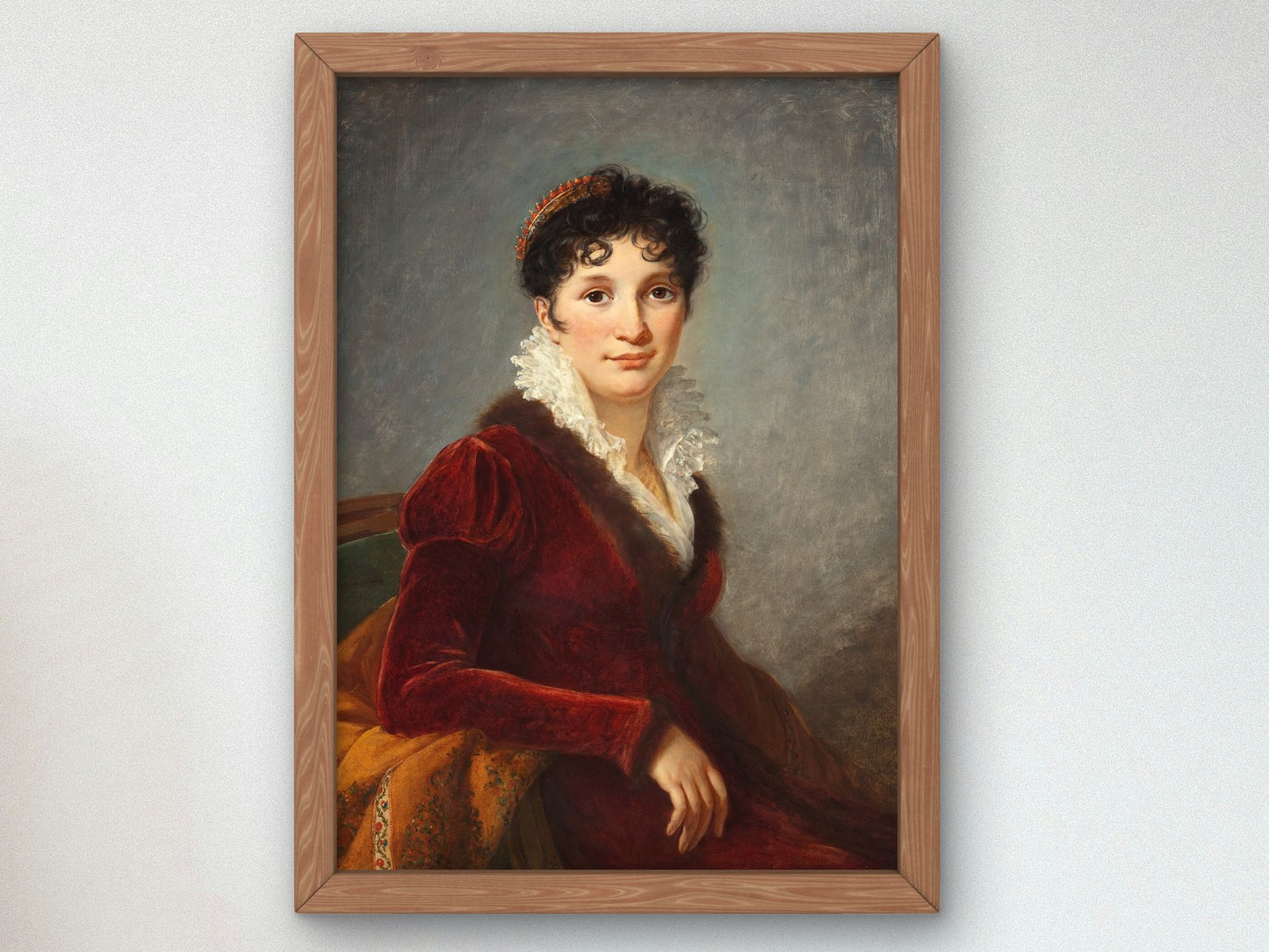 Portrait of Princess Fanny Biron von Curland by Élisabeth Vigée Le Brun 1810, Wall Art Print, Fine Art Reproduction, Museum Quality Decor