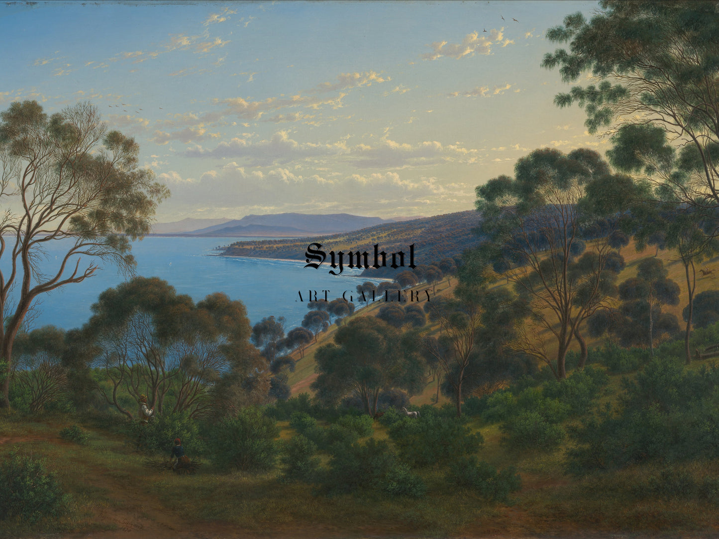 Dandenong Ranges by Eugene von Guérard 1870, Wall Art Print, Fine Art Reproduction, Museum Quality Decor, Poster