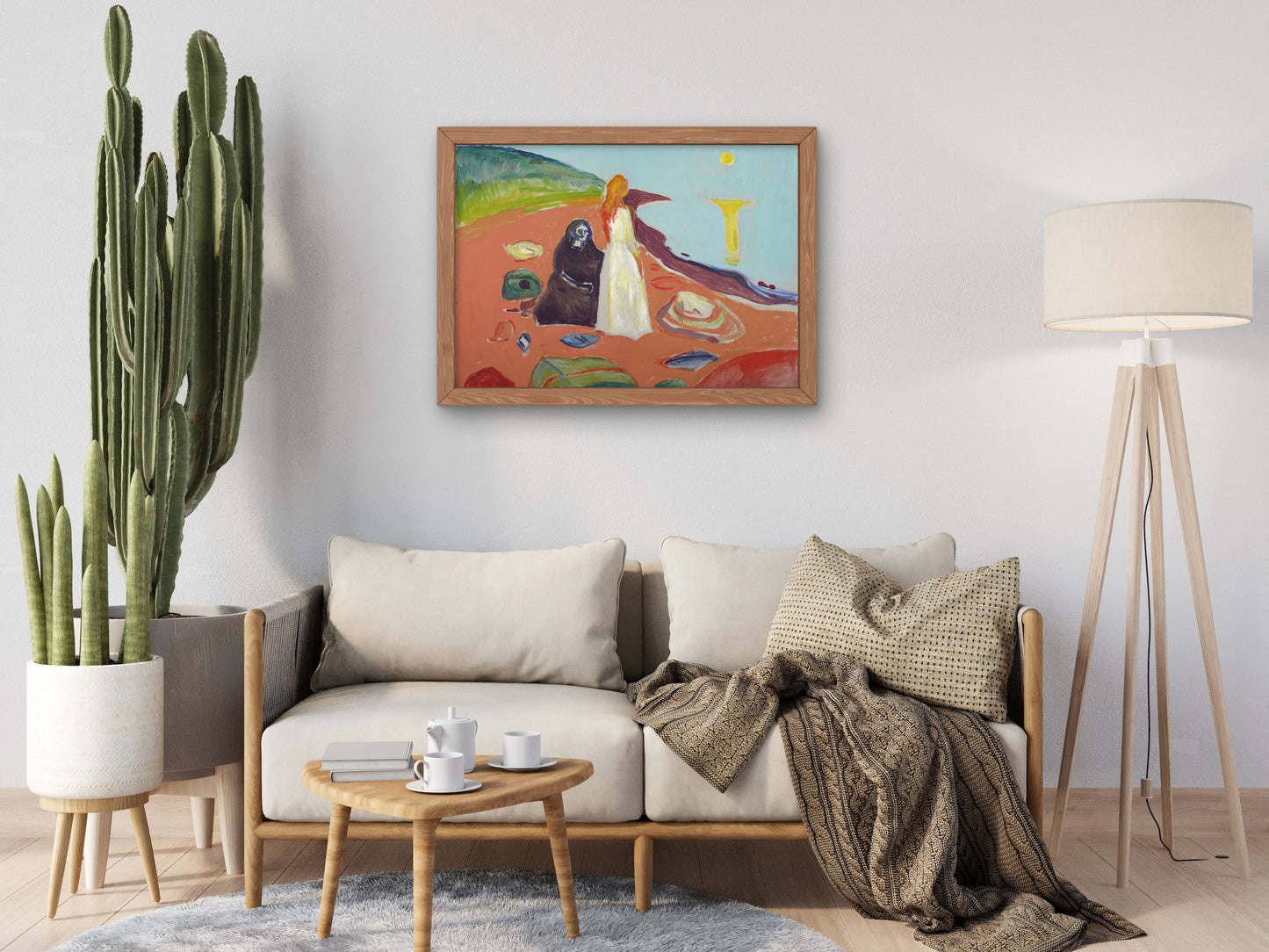 Two Women on the Shore II by Edvard Munch 1935, Wall Art Print, Fine Art Reproduction, Museum Quality Decor, Poster