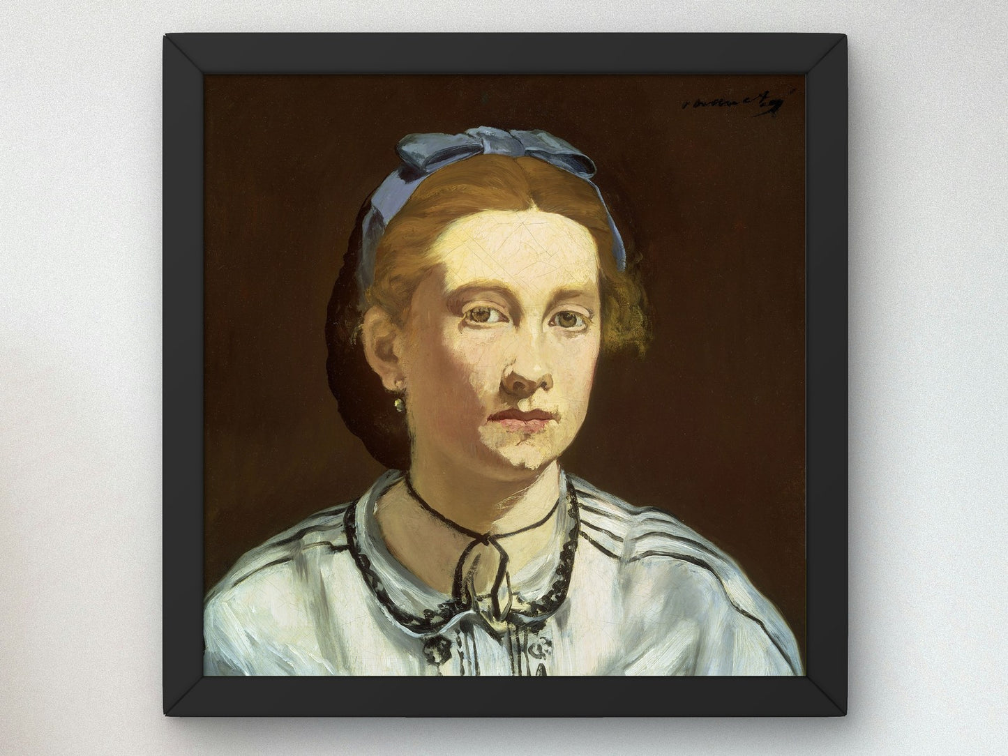 Victorine Meurent by Édouard Manet 1862, Wall Art Print, Fine Art Reproduction, Museum Quality Decor, Poster
