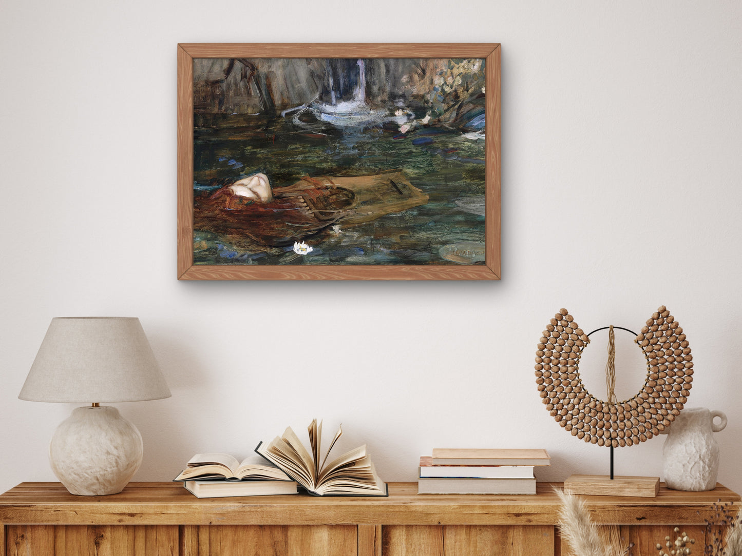 Study for Nymphs Finding the Head of Orpheus by Ludwig Deutsch, Wall Art Print, Fine Art Reproduction, Museum Quality Decor, Poster
