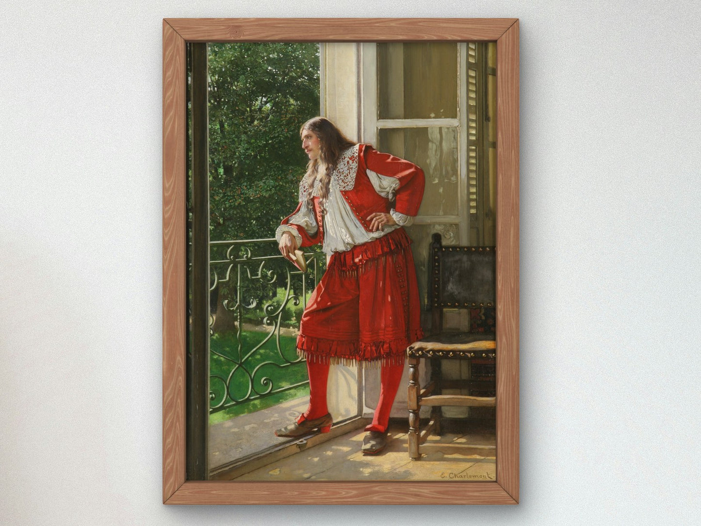 Moliere by Eduard Charlemont 1875, Wall Art Print, Fine Art Reproduction, Museum Quality Decor, Poster